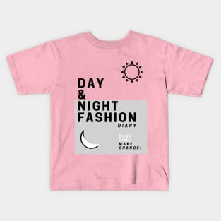 Day and Night Fashion T-SHIRT Men, Women, Kids, Diary, Wall Art Decor, Shopping Kids T-Shirt